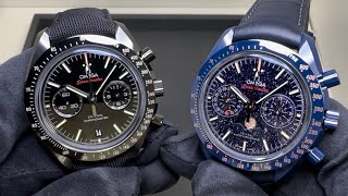 Which Ceramic Omega Speedmaster? - Blue Side or the Dark Side of the Moon?