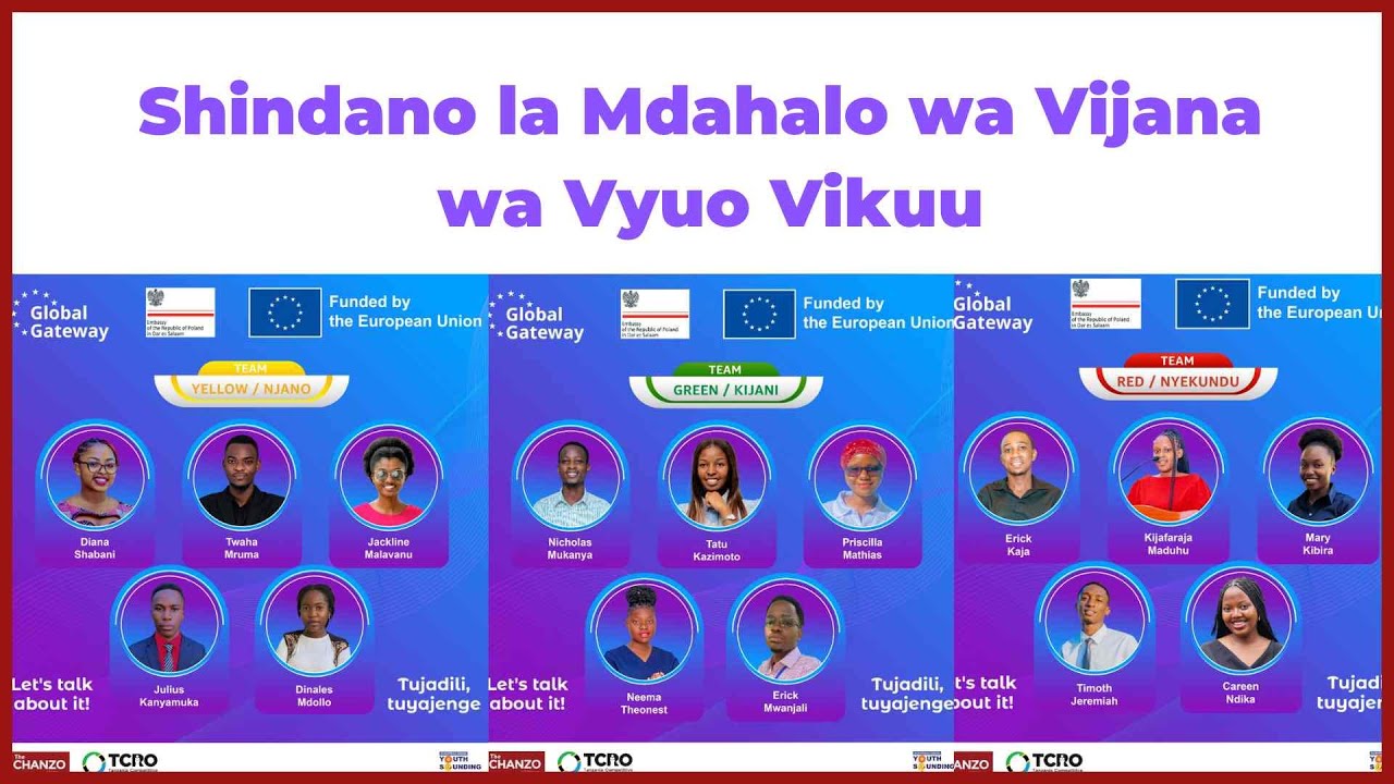 #LIVE | Shindano la Mdahalo wa Vijana wa Vyuo Vikuu | EU Youth Debate Contest Semi-Final