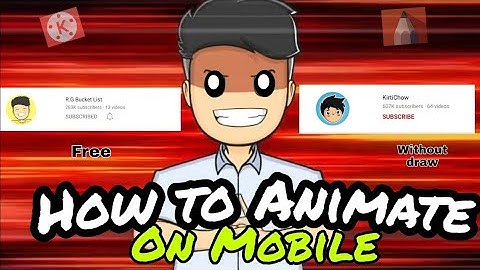 How to make Animation videos like Rg bucket list | Animate on Mobile Phone
