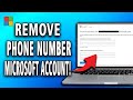 How to Remove Your Phone Number from Microsoft Account (full guide)