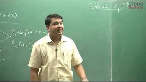 Wave Optics by NV Sir for JEE Mains and Advanced