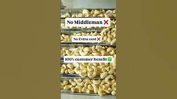 Cashew direct from factory to Guddu’s..!!