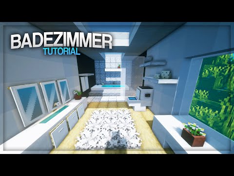 Modernes BADEZIMMER in Minecraft Bauen [Tutorial]