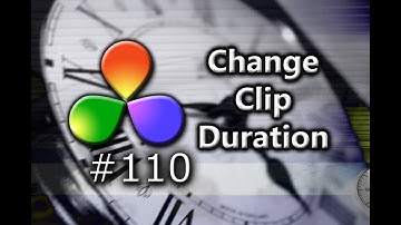 DaVinci Resolve Tutorial: How To Use the Change Clip Duration Function