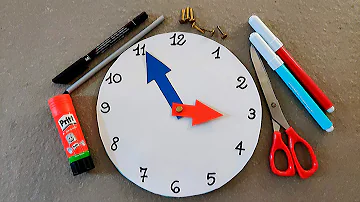 Come costruire un orologio in carta?
