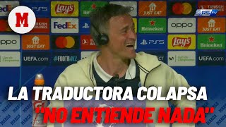 El Incómodo Colapso De La Traductora Y La Reacción De Luis Enrique Te Atreves O No?