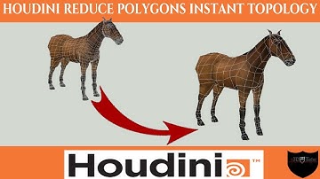 Houdini How to Retopologise reduce Polygon Count  the Easy Way New 2019 Tutorial