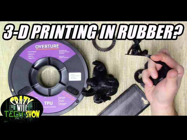 Overture TPU 3D Printer Filament 1.75mm