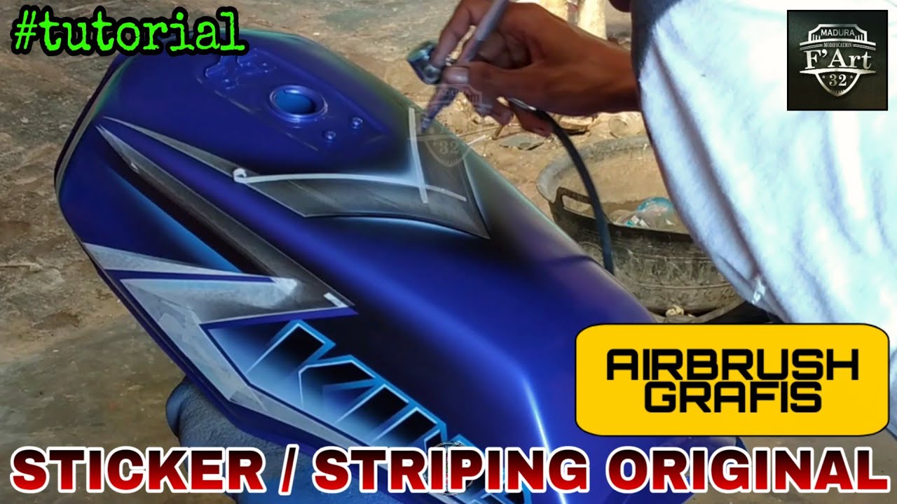 TUTORIAL AIRBRUSH STRIPING RX KING YouTube
