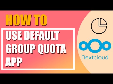 How to use Default group quota app