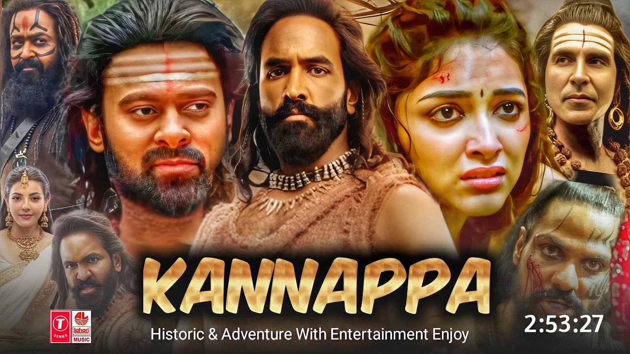 Kannappa 2025 Full Movie Hindi Dubbed Collection | Prabhas New Movie | Vishnu | South Movie | Review