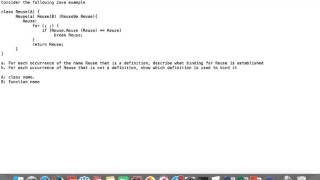 How to identify definitions their bind