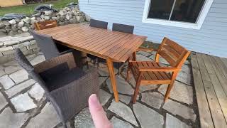 Christopher Knight Home Renee Outdoor 7 Piece Teak Acacia Dining Set