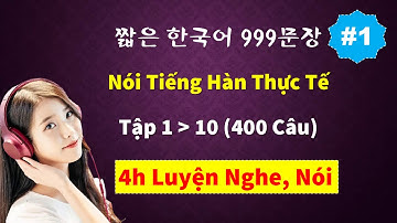 Học liền mạch 400 Câu Ngắn, Thông Dụng Trong 1 Video | 실전 한국어 400문장