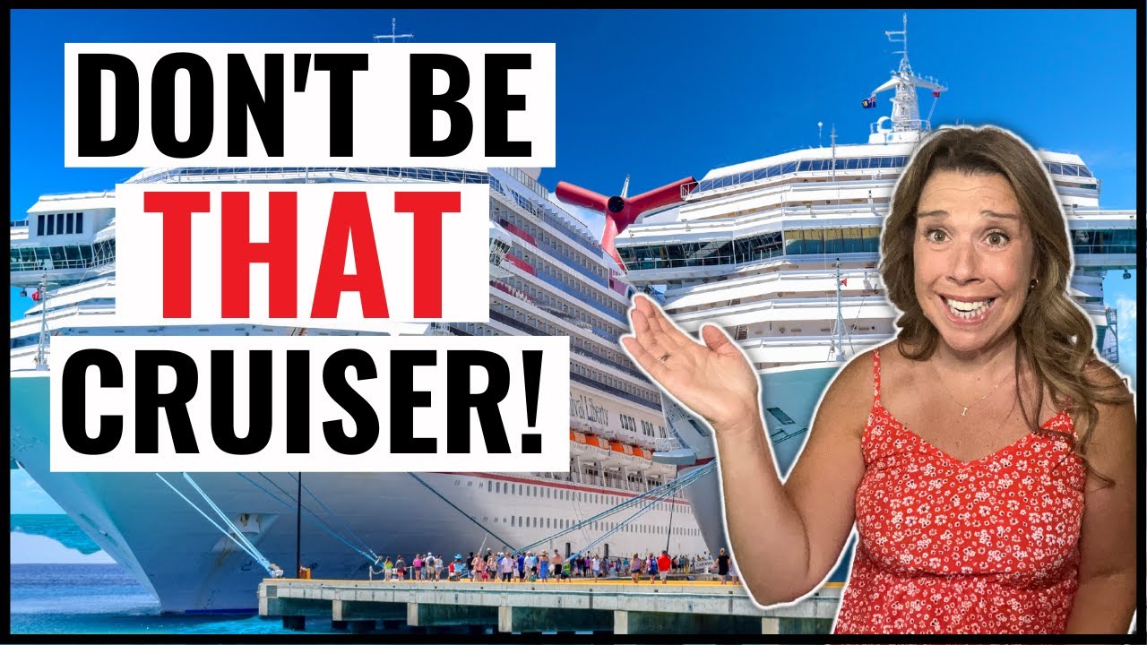 8 Common Cruise Mistakes NOT to Make (& what to do Instead) - YouTube