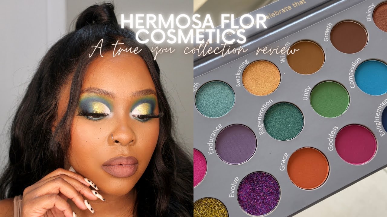 Hermosa Flor Cosmetics A True You Collection Review || Aura Dandelion South African YouTuber