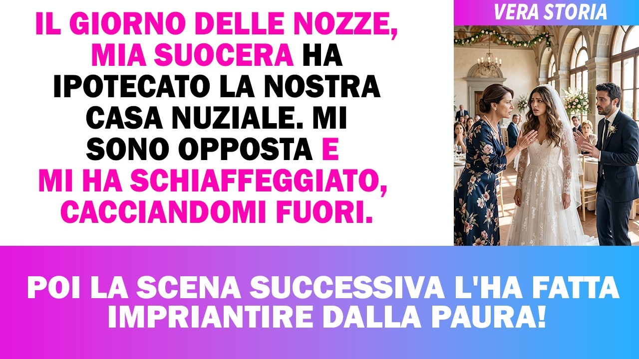 La notte del mio matrimonio, mia suocera mi ha schiaffeggiata e ha buttato la mia valigia fuori dalla porta urlando che non ero degna di suo figlio. Matteo, l’uomo che amavo da tre anni, è rimasto...