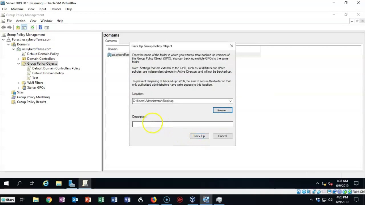 Backup and restore Group Policy Objects in Active Directory - YouTube