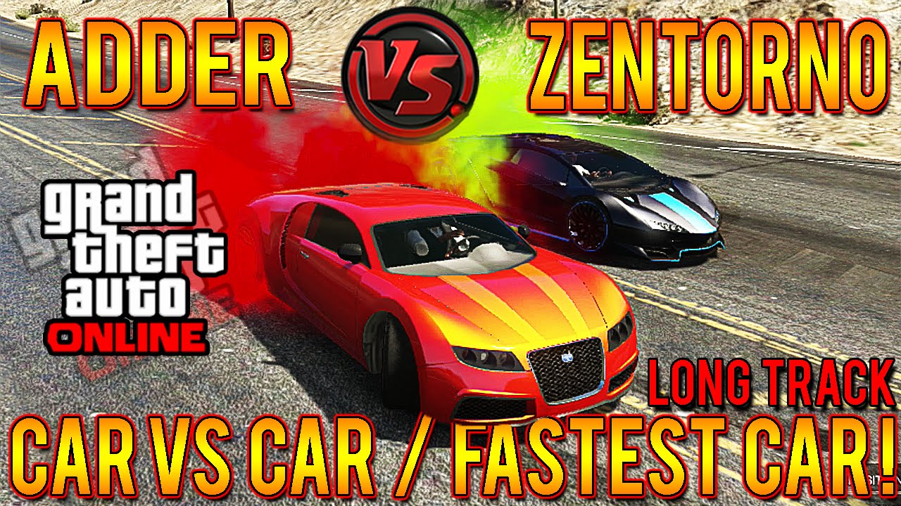 GTA 5 Adder Vs LONG TRACK! Fastest Car In GTA 5! PROOF Test #CarVersusCar -