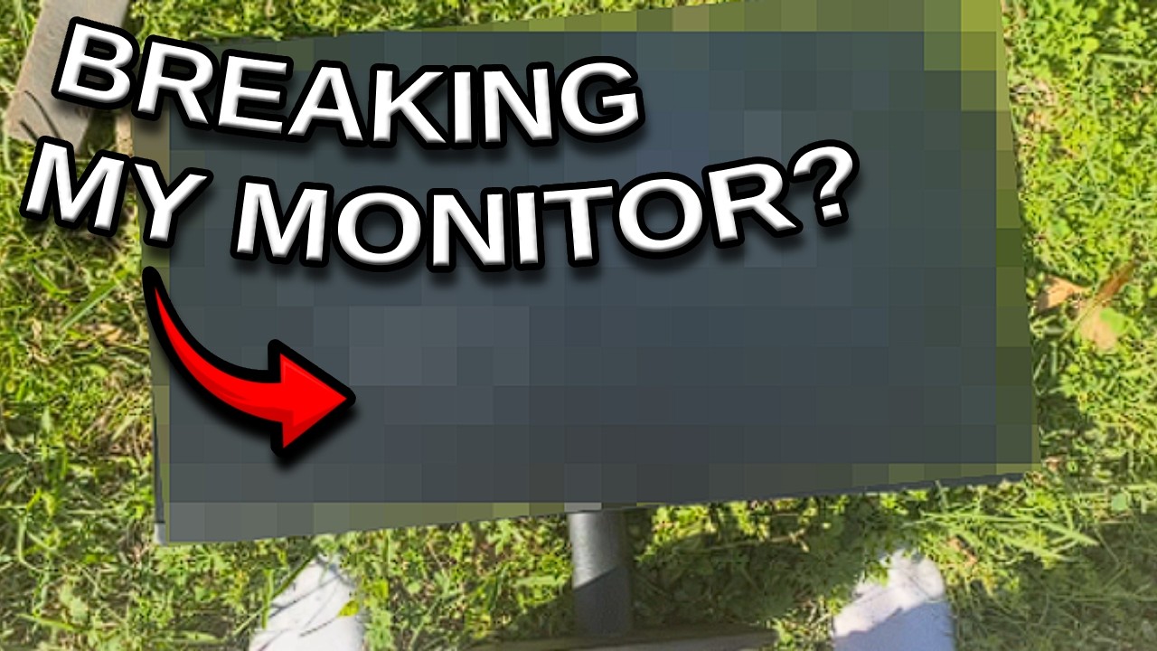 Breaking Montitor How i BROKE MY MONITOR? (check description for story) - YouTube