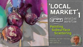 Local Market 01: The "No Undo" Challenge in Digital Painting. Rebelle 8 Pro detailed workflow.