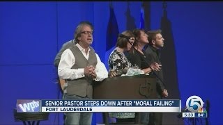 Senior pastor steps down after 'moral failing'
