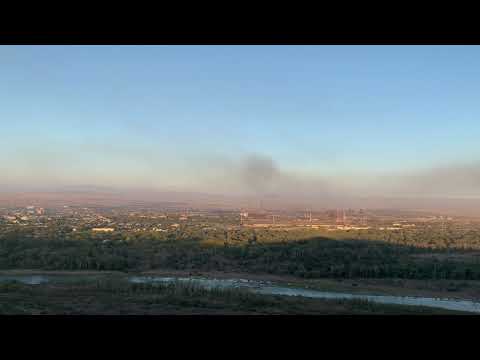 მტვრის საბანი რუსთავის თავზე