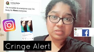 Reacting to my old Instagram and Facebook posts | cringe alert