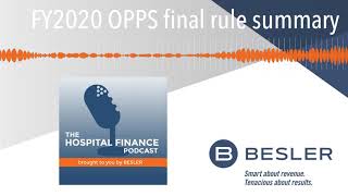 FY2020 OPPS final rule summary