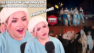 [REACTION] LE SSERAFIM (르세라핌) &#39;UNFORGIVEN (feat. Nile Rodgers)&#39; OFFICIAL M/V