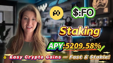 💸 I started earning passive income from Solana FO staking! 5209.58% APY returns are incredible!