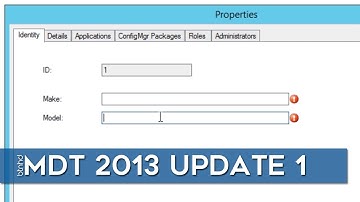 Using MDT 2013 with SQL to Deploy Applications by Make and Model
