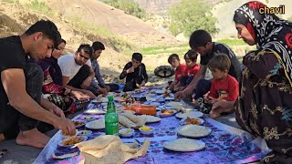 Meeting with Babak's family and washing household items