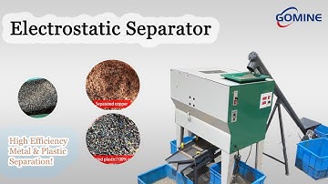 Electrostatic Separator for Sale | High Efficiency Metal & Plastic Separation Machine