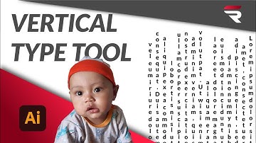 Vertical Type Tool - Learn Adobe Illustrator #illustratortutorials