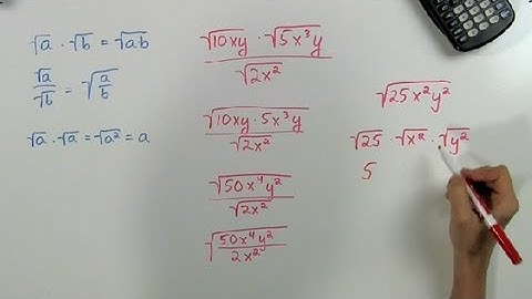 Square Roots Rules for Multiplication : Advanced Multiplication