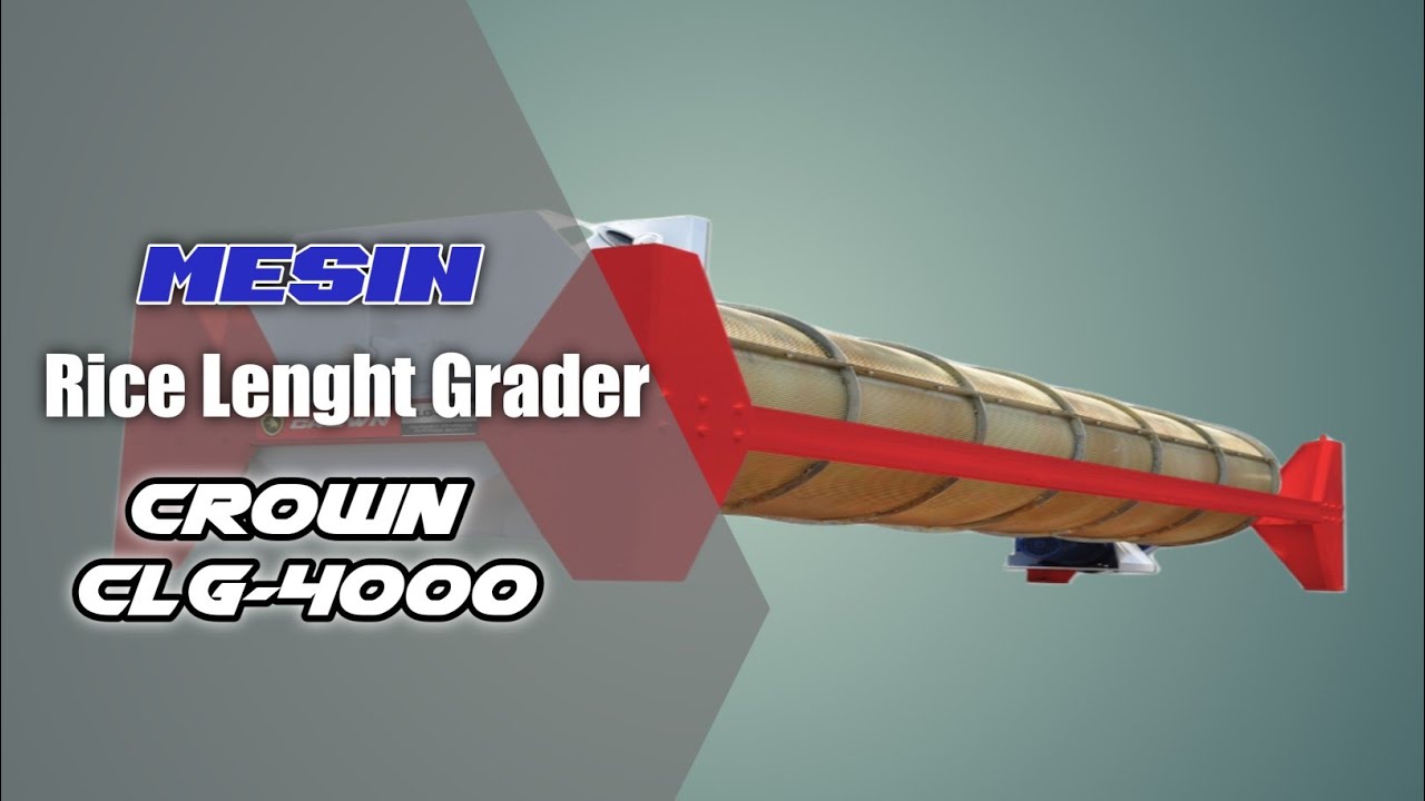 RICE LENGHT GRADER || MESIN PEMISAH BERAS KEPALA DAN BROKEN || CROWN CLG-4000