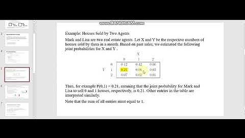 Probability Methods in Engineering Lecture 21: Two Random Variable (Discrete)