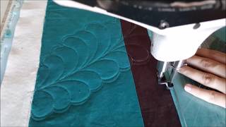 Lion Quilt - Custom Machine Quilting by Natalia Bonner - Part One