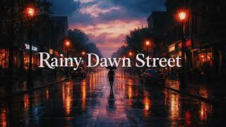 Rainy Dawn Street