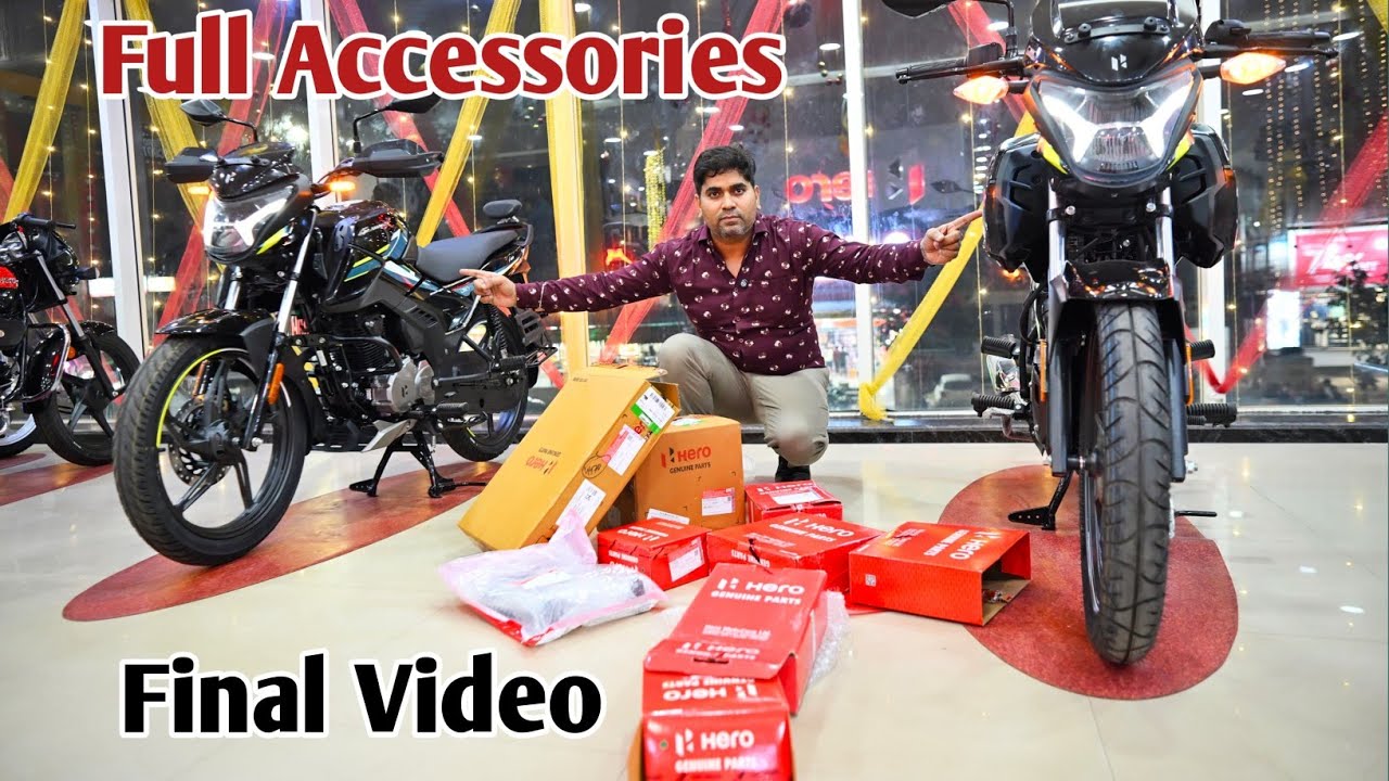 Glamour X 125  All Price Details Original Accessories 2025