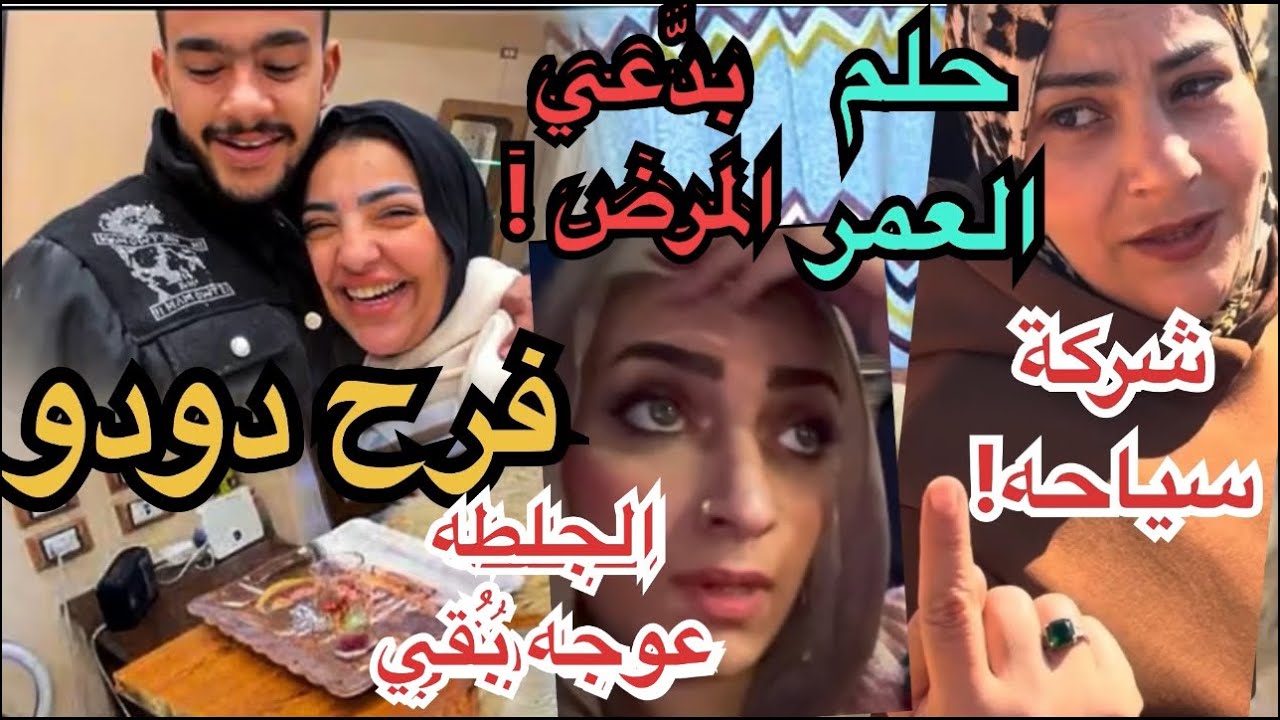 فرح دودو شانيل|جلطةزيزي عوجة بُقي|مشروع نشوي حلم العمر ،شركة السياحه 