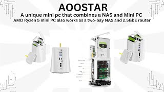 LIVE - AOOSTAR Mini PC AMD Ryzen 5 5500U (6C/12T, up to 4.0 GHz) that is also a NAS and a Router??? screenshot 5