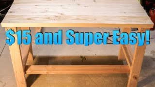 Build a Super CHEAP and EASY DIY Desk!