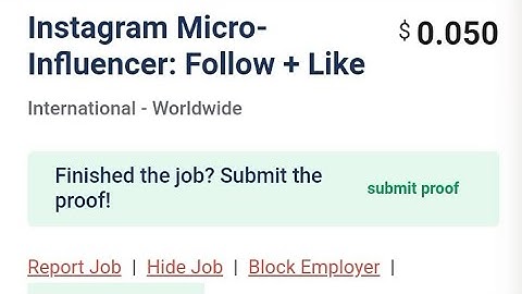 Instagram job on picoworkers #sproutgigs #tasks #100ksubscribers