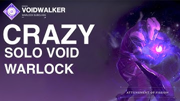 CRAZY Solo Void Warlock Build - near infinite abilities