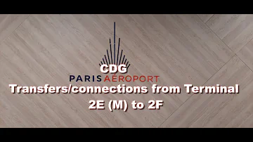 Can I walk from Terminal 2E to 2F CDG?