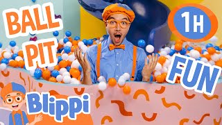 Count With Blippi at the Ball Pit 🫧 | Blippi Learns Something New | Learning Videos for Kids 🔵🟠