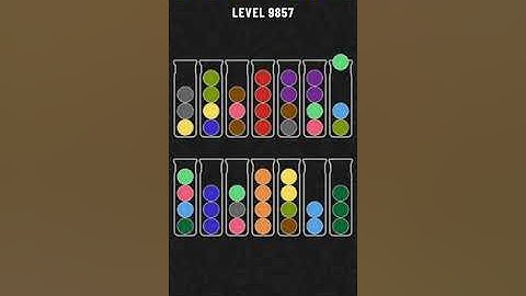 Ball Sort Puzzle Level 9857 / Water Sort Puzzle Level 9857  / all the same