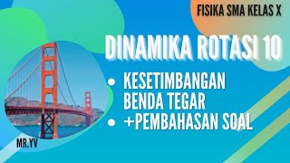 Kesetimbangan benda tegar: materi fisika kelas x & xi